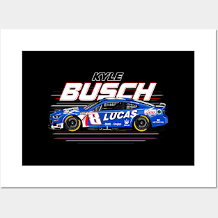 Kyle Busch No.8 Camaro Posters and Art